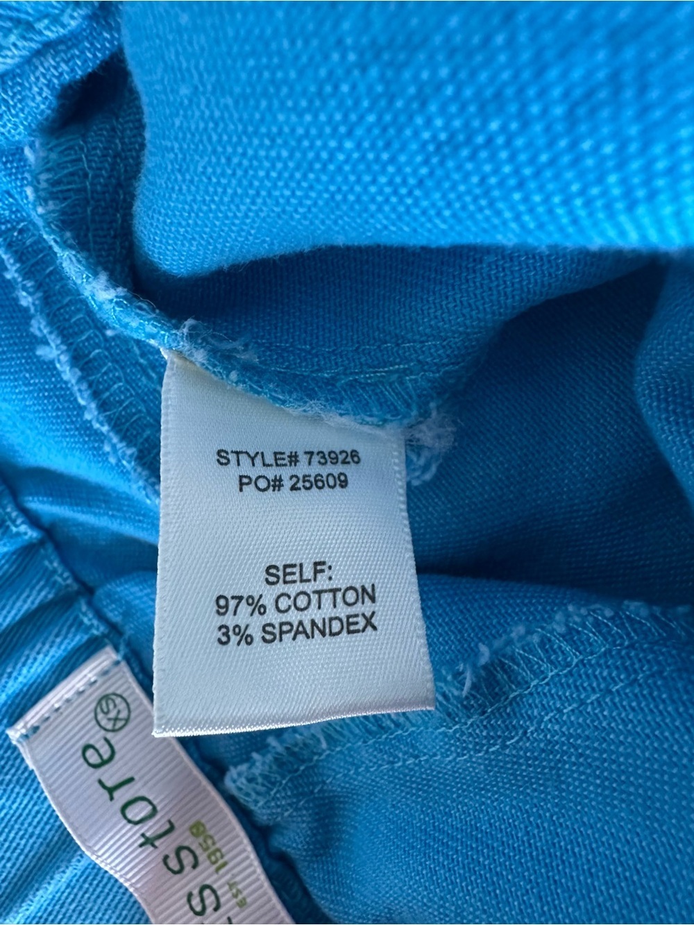 Pants Store Electric Blue Paperbag Shorts Size XS Pockets - Picture 7 of 8